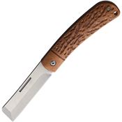 Rough Rider 2283 APTA Folder Knife Hammered Copper Handles