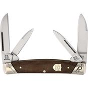 Rough Rider 2336 Congress Knife Brown Burlap Handles