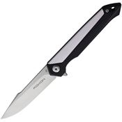 ROXON K3D2WHT K3 Linerlock Knife with Black/White Handles