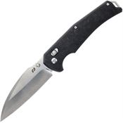 Schrade 1182275 Auto Radok Pivot Lock Satin Knife Carbon Handles