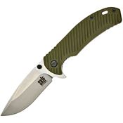 Skif 420SEG Sturdy Framelock Knife SW Olive Handles