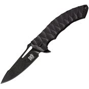 Skif 421SEB Shark Framelock Knife BSW Black Handles