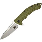 Skif 421SEG Shark Framelock Knife SW Olive Handles