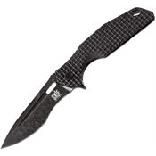 Skif 423SEB Defender Framelock Knife BSW Black Handles