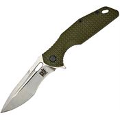 Skif 423SEG Defender Framelock Knife SW Olive Handles