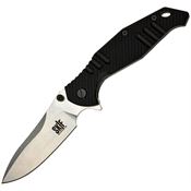 Skif 424SE Adventure Framelock Knife SW Black Handles