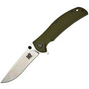 Skif 425SEG Urbanite Framelock Knife SW Olive Handles