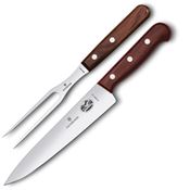 Victorinox 510202G Carving Set 2pc Wood