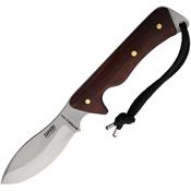 Aitor 16471 Safari Jr. Satin Fixed Blade Knife Brownwood Handles