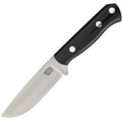 Bark River 07002MBC Bravo Necker II Fixed Blade Knife Black Handles