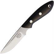 Bark River 05141MBC Adventurer Fixed Blade Knife Black Handles