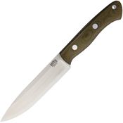 Bark River 06225MGC Aurora II Fixed Blade Knife Green Handles