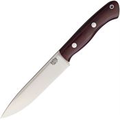 Bark River 06225MBU Aurora II 3V Fixed Blade Knife Burgundy Handles