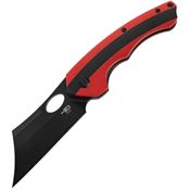 Bestech G44D Skirmish Linerlock Knife Red Handles