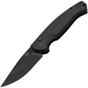 Boker Plus P01BO365 Karakurt Button Lock Black Knife Black Handles