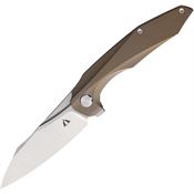 CMB 11G Dagon Framelock Knife Bronze Handles