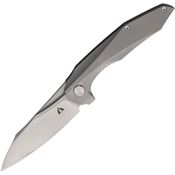 CMB 11S Dagon Framelock Knife Gray Handles