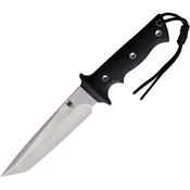 Cobratec R440CTNS Renegade Satin Fixed Blade Knife Black Handles