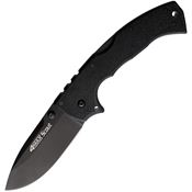 Cold Steel 62RQBKBK 4-Max Scout Black Lockback Knife Black Handles