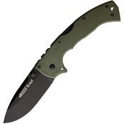 Cold Steel 62RQODBK 4-Max Scout Lockback Knife OD Green