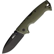 Cold Steel 28DDODBK AD-10 Lockback Knife OD Green