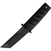Cold Steel 17DABKBK Kyoto II Black Tanto Fixed Blade Knife Black Handles