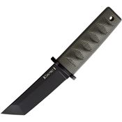 Cold Steel 17DAODBK Kyoto II Black Tanto Fixed Blade Knife OD Green Handles