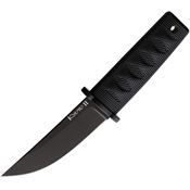 Cold Steel 17DBBKBK Kyoto II Black Drop Point Fixed Blade Knife Black Handles