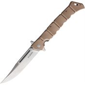 Cold Steel 20NQXDTST Large Luzon Linerlock Knife Desert Tan Handles