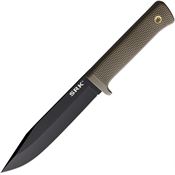 Cold Steel 49LCKDEBK SRK Black Fixed Blade Knife Dark Earth Handles