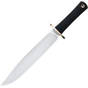 Cold Steel 16DT Trail Master Bowie Satin Fixed Blade Knife Black Handles