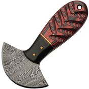 Damascus 1298RD Cutter Red Colorwood