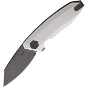 Damned Designs 11GW Wraith Linerlock Knife White G10 Handles