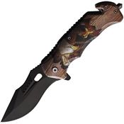 ElitEdge 10967WEA Eagle Assist Open Linerlock Knife