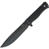 Fallkniven A1BLZ FNA1BLZ A1 Survival Black Fixed Blade Knife Black Handles
