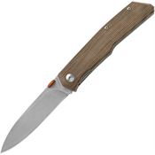 Fox 525MIN The Sicilian Linerlock Knife with Green Handles