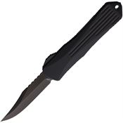 Heretic 026B6APUCF Auto Manticore X OTF Black Knife Black/Purple Handles