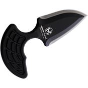 Heretic 0503A Sleight Push Dagger Bead Blast Fixed Blade Knife Black Handles
