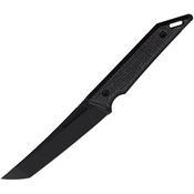 Hoback 020BM Goliath Stonewash Black Fixed Blade Knife Black Micarta Handles