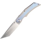 Kansept 1035T3 Naska Framelock Knife Blue/Silver Handles