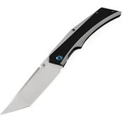 Kansept 1035T1 Naska Framelock Knife Black/Silver Handles