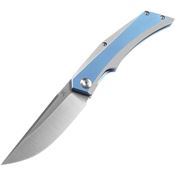 Kansept 1035A3 Naska Framelock Knife Blue/Silver Handles