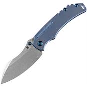 Kansept 1018A6 Pelican EDC Framelock Knife Blue Handles