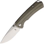 Kizer 3490C1 T1Linerlock Knife Green Handles