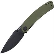 Kubey 344G Momentum Linerlock Knife Green Handles