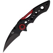 Mantis MR1 Isosceles Black Finish Knife Black Handles