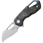 MKM-Maniago FX03M1CM Isonzo Linerlock Knife with Hawkbill Carbon Fiber Handles