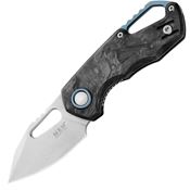 MKM-Maniago FX03M3CM Isonzo Linerlock Knife with Clip Point Carbon Fiber Handles