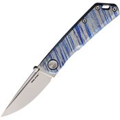 Real Steel 7071TC08 Luna Boost TC08 Wind of Change Satin Folding Knife Titanium Handles