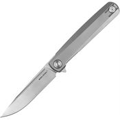 Real Steel 7874 G-Frame Framelock Knife Gray Titanium Handles